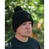 Fox Black HD Bobble Bojtos Téli Sapka