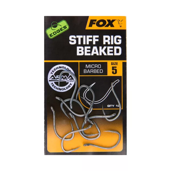 Fox EDGES™ Stiff Rig Beaked - Size 5 Hook