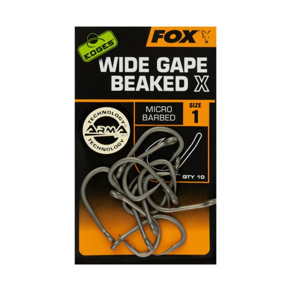 Fox EDGES™ Wide Gape Beaked X Size 1