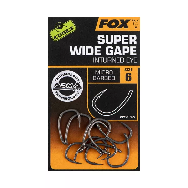 Fox Edges Armapoint 2 Barbed, Eyed Carp Hook 10 pcs