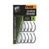 Fox Curve 5 Eyed, Barbed Carp Hook 10pcs