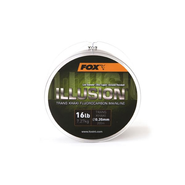Fox Illusion® Mainline - Trans Khaki 16lb/0.35mm