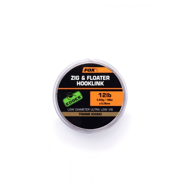Fox EDGES™ Zig & Floater Hooklink 12lb - 0.28mm x100m
