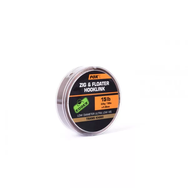 Fox EDGES™ Zig & Floater Hooklink 15lb - 0.30mm x100m Monofilament Line