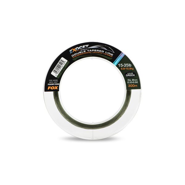 Fox Exocet Pro Double Tapered Mainline double tapered line 10-35lb 0.26mm - 0.50mm x 300m