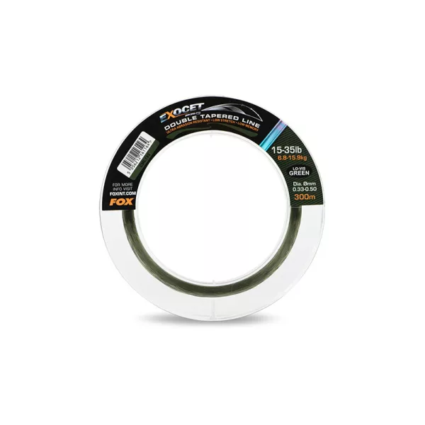 Fox Exocet Pro Low Vis Green 0,33-0,50mm 300m Tapered Monofilament Mainline