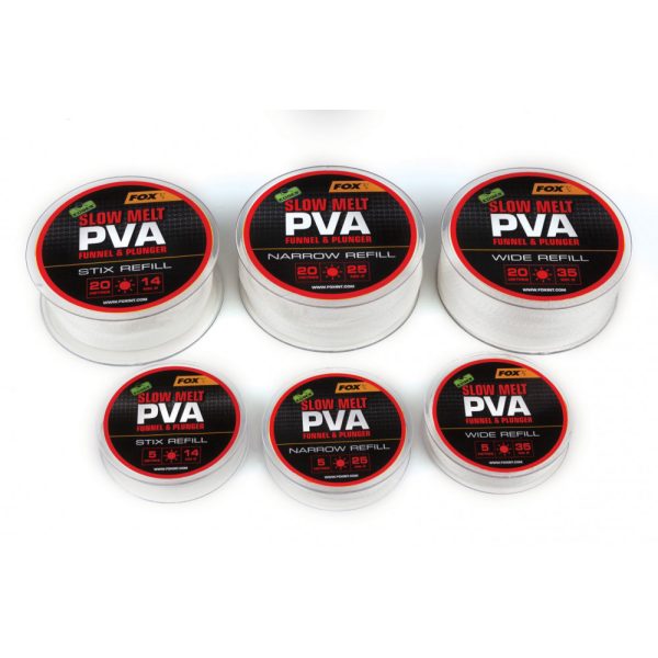 Fox EDGES™ PVA Mesh Refills Slow Melt Refills 35mm Wide - 5m PVA mesh