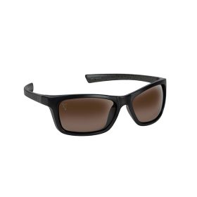   Fox Collection Wraps Green-Black Brown Lens Polarized Sunglasses