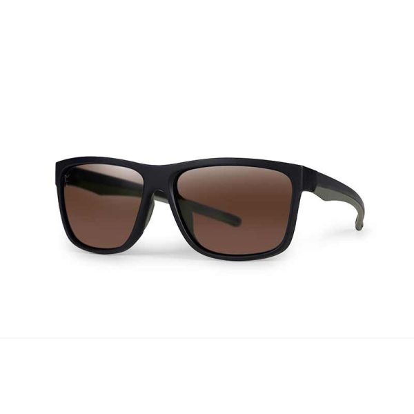 Fox Collection Green Black Shades Grey Lens Sunglasses