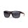 Fox Collection Black Orange Shades Brown Lens Sunglasses