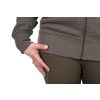 Fox WC Zipped Hoodie Zippered Green-Mauve Women's Hooded Pullover L