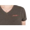 Fox WC V Neck T-Shirt Green-Mallow Women's T-Shirt S