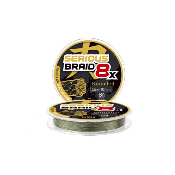 Carp Zoom Serius 8X Green 120m 0,15mm Braided Main Line