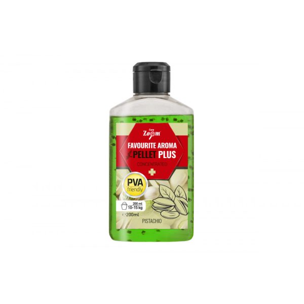 Carp Zoom Favourite Pistachio Liquid Flavour with Pellets 200ml