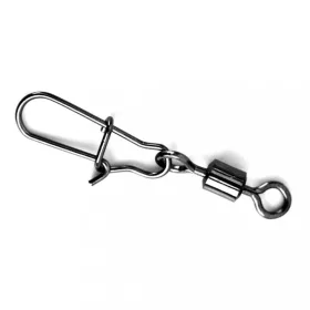   Carp Zoom CZ Barrel swivel with extra strong clip, #8, 10 pcs