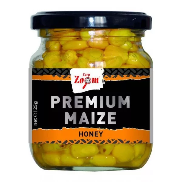 Carp Zoom CZ Premium fishing corn, honey, 125 g, 220 ml