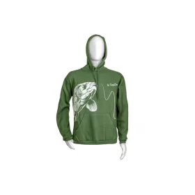 Carp Zoom Green Carp Hooded Sweatshirt 2XL