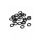 Carp Zoom CZ Front ring, o 3 mm, matt black, 25 pcs