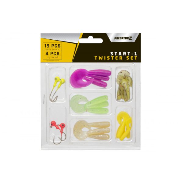 Predator Z Start-1 Colour 0,5-1,7gr Twister Set 23pcs