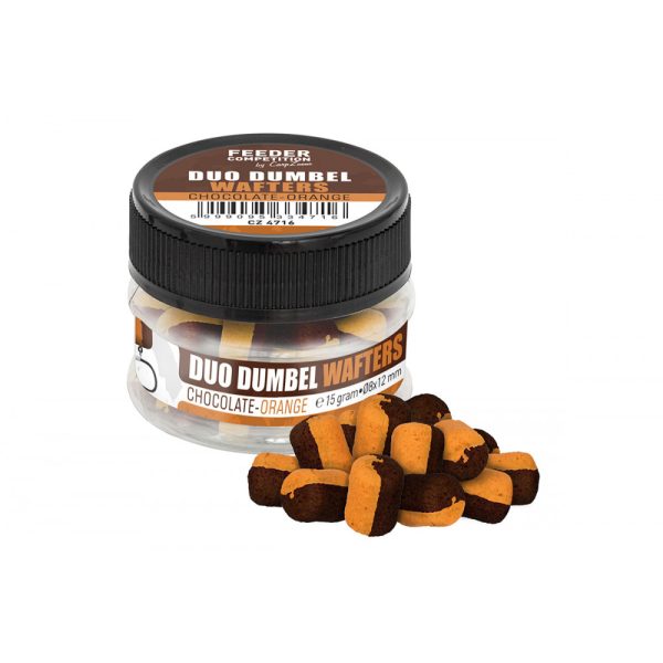 Feeder Competition Duo Dumbel Chocolate-Orange 10x14mm Wafers 15gr