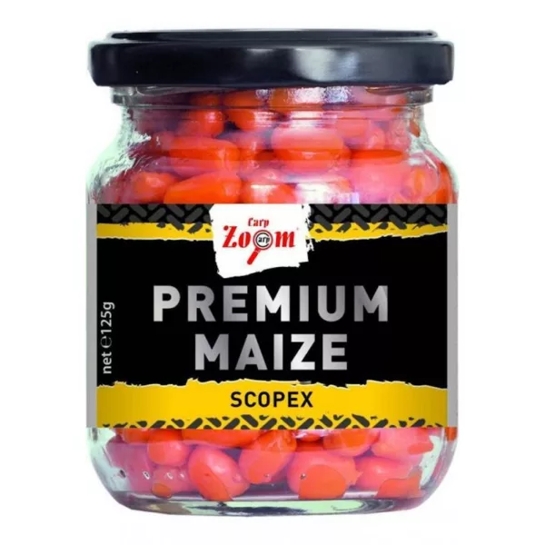 Carp Zoom CZ Premium fishing corn, scopex, 125 g, 220 ml