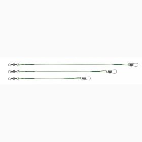 Predator Z PZ Wire leader set (1x7), 14 kg, green, 50 pcs