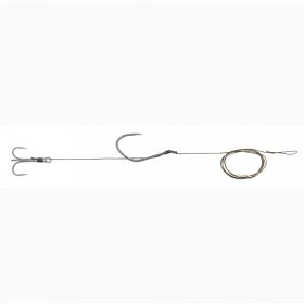   Predator Z PZ Braided catfish leader #6/0 hook, #3/0 treble hook, braid 130 cm, 1 pc