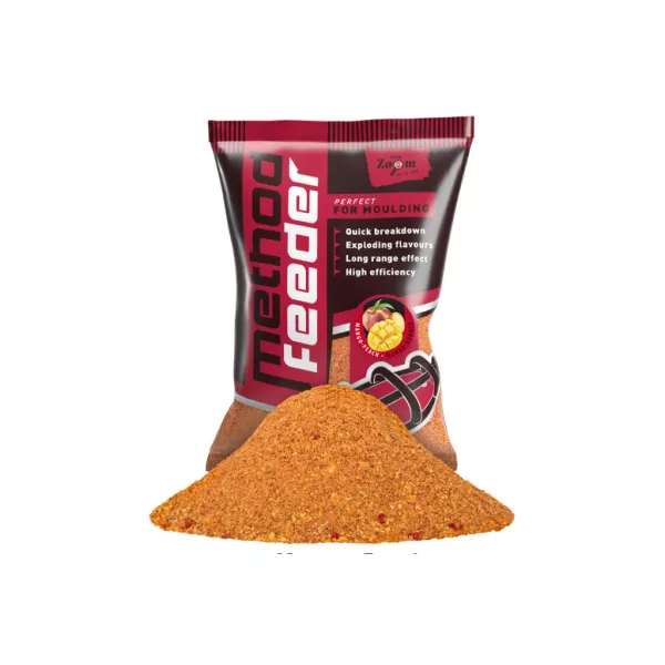Carp Zoom Method Feeder Mango-Peach Groundbait 1kg