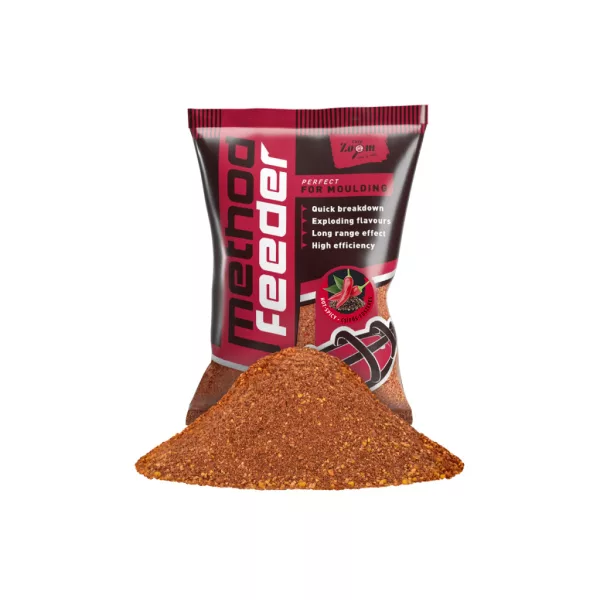 Carp Zoom Method Feeder Spicy Spiced Groundbait 1kg