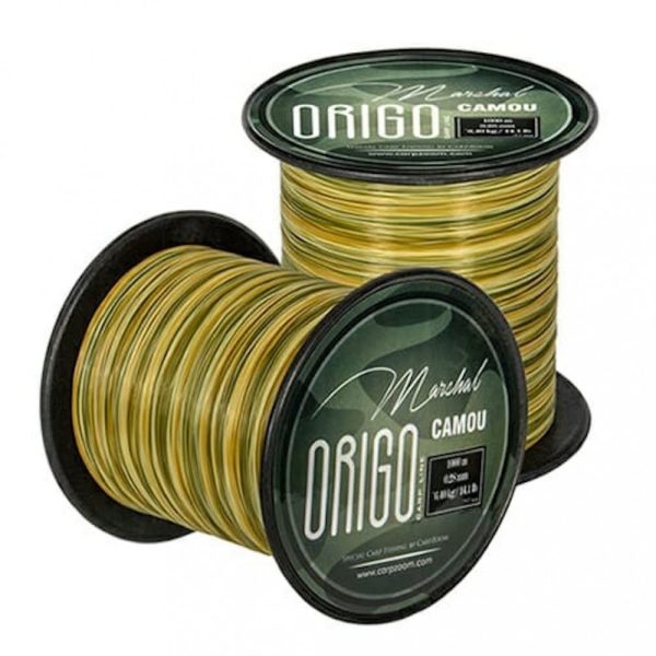 Marshal Marshal Origo Camou carp fishing line with camouflage pattern, o0,37 mm, 1000 m, 10,4 kg