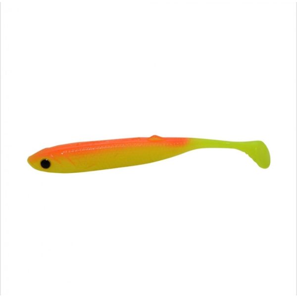 Predator Z PZ Longtail Killer rubber fish with fish flavour, 10 cm, orange, yellow, 5 pcs
