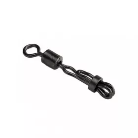   Carp Zoom CZ Boilie safety quick release swivel, #8, matt black, 10 pcs