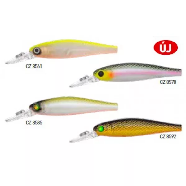 Predator Z Predator-Z Shotgun Blade wobbler, 6.5 cm, 5.7 g, black, gold, sinking