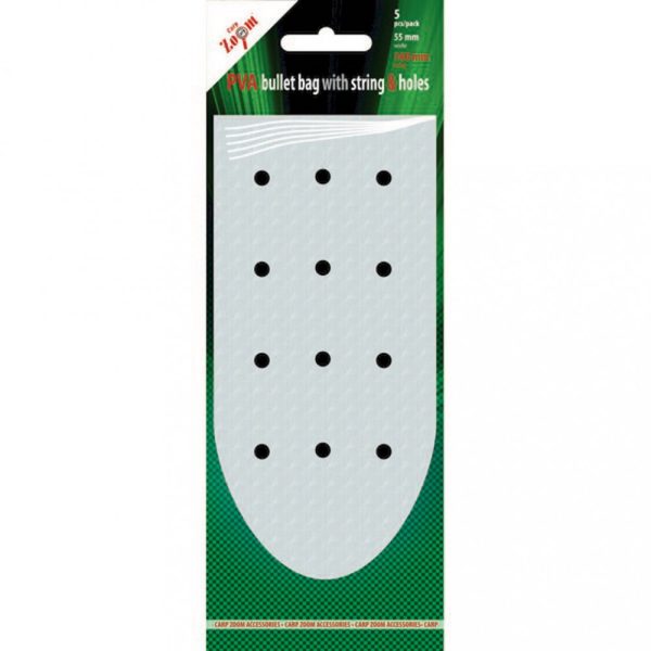Carp Zoom CZ PVA bag with holes and fixing tape, 65x190 mm, 5 pcs