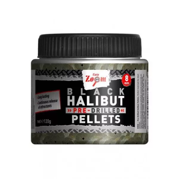 Carp Zoom CZ Black Pre-Drilled Halibut hook pellet, 8 mm, halibut, 120 g
