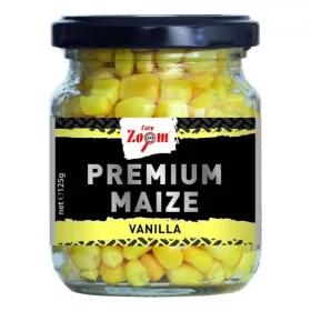 Carp Zoom CZ Premium fishing corn, vanilla, 125 g, 220 ml
