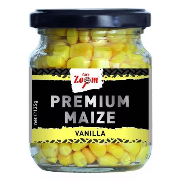 Carp Zoom CZ Premium fishing corn, vanilla, 125 g, 220 ml