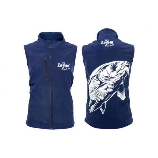 Carp Zoom CZ Women's softshell vest, S, navy blue