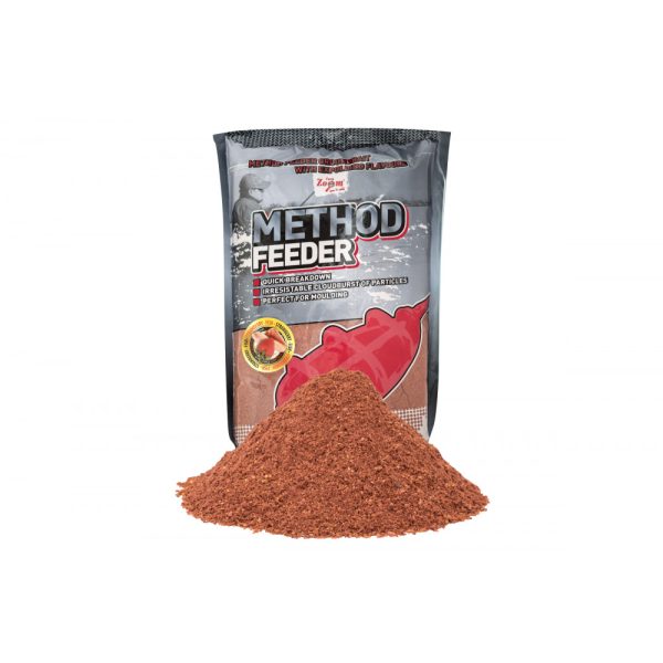 Carp Zoom CZ Method Feeder, strawberry, fish, 1kg