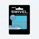 BKK Crane Swivel-62 (Stainless Steel, Black) 1/0# 5 pcs/pack Swivel