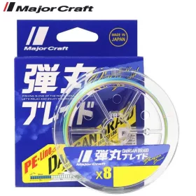   Major Craft Dangan Braid X8 0,06mm 150m Multicolor Fonott Zsinór