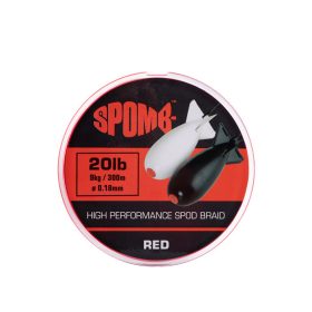 Fox Spomb Braid Red Braided Line 300m 9kg 20lb 0.18mm