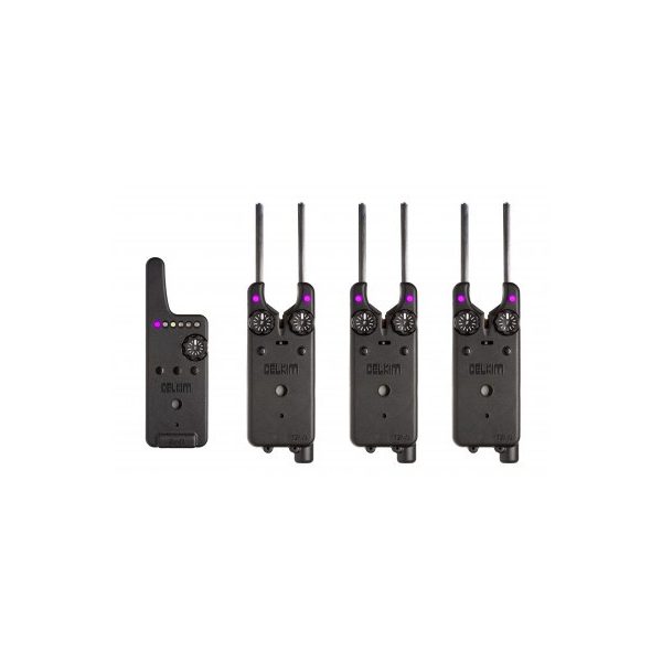 Delkim 3+1 Purple Electric Catch Alarm Set