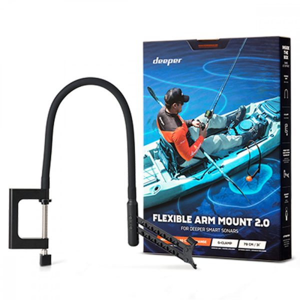 Deeper Flexy Arm 2.0 Boat Fish Radar Mount for Deeper