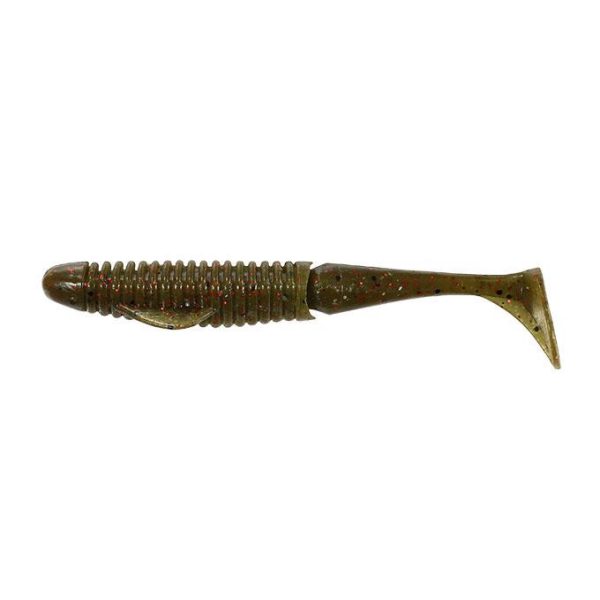 Duo Realis Boostar Wake 12,7cm F018 Green Pumkin Red Flake Plastic Bait 6pcs