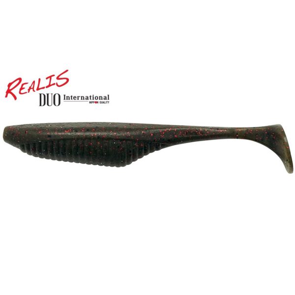 Duo Realis Versa Shad Fat 12,5cm F018 Green Pumpkin Red Flake Plastic Bait 5pcs