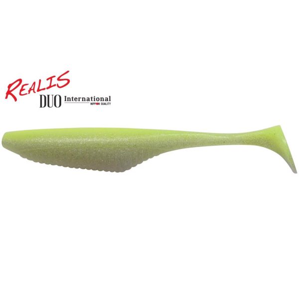 Duo Realis Versa Shad Fat 12,5cm F075 Chartreuse Shad Plastic Bait 5pcs