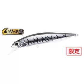   Duo Realis Jerkbait 100F 10cm 13,7gr ASAZ400 Gunmetal M Silver Tiger Floating Wobbler
