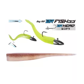   Duo Bayruf BR Fish 8,4cm F102 Brown Zircon Plastic Lure 7 pcs