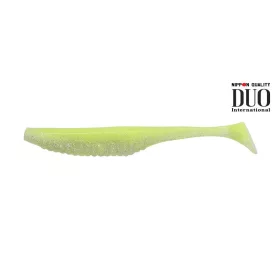   Duo Realis Versa Shad 10cm F075 Chartreuse Shad Plastic Lure 7pcs